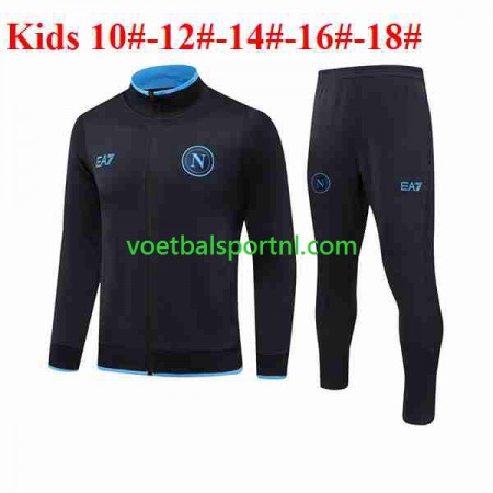 SSC Napoli Kind Blauw Trainingsjack Pak 2023-24